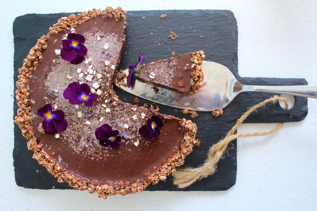 Chocolate Lavender Tart