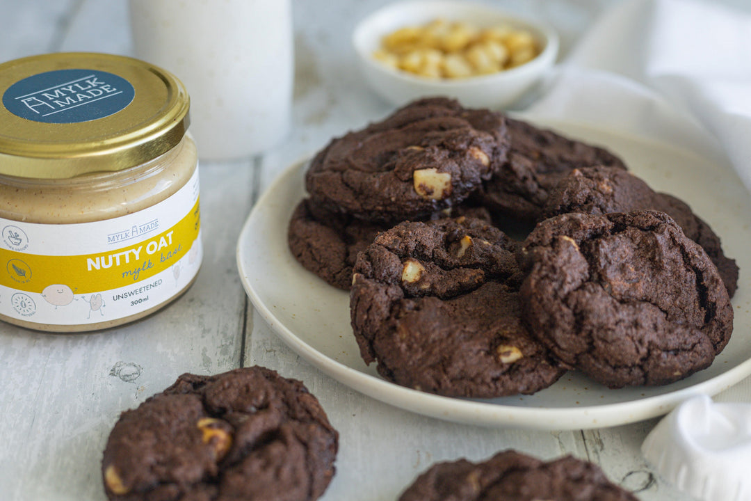 Double Chocolate Macadamia Cookies