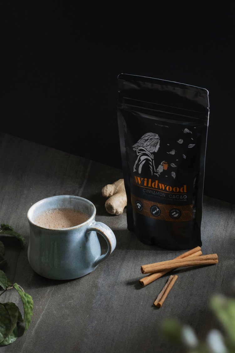 Wildwood - Cinnamon Cacao with Cordyceps and Lion's Mane - 100G