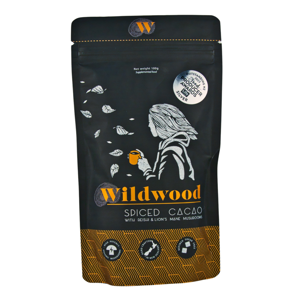 Wildwood - Spiced Cacao with Reishi and Lion's Mane - 100G